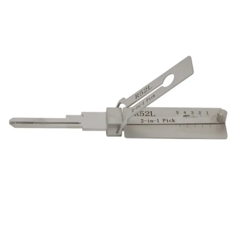 Lishi Lock Picking R52 R52L 2 in1 Locksmith Tools Master Key Decoder CIVIL LOCK OPENER TOOLS