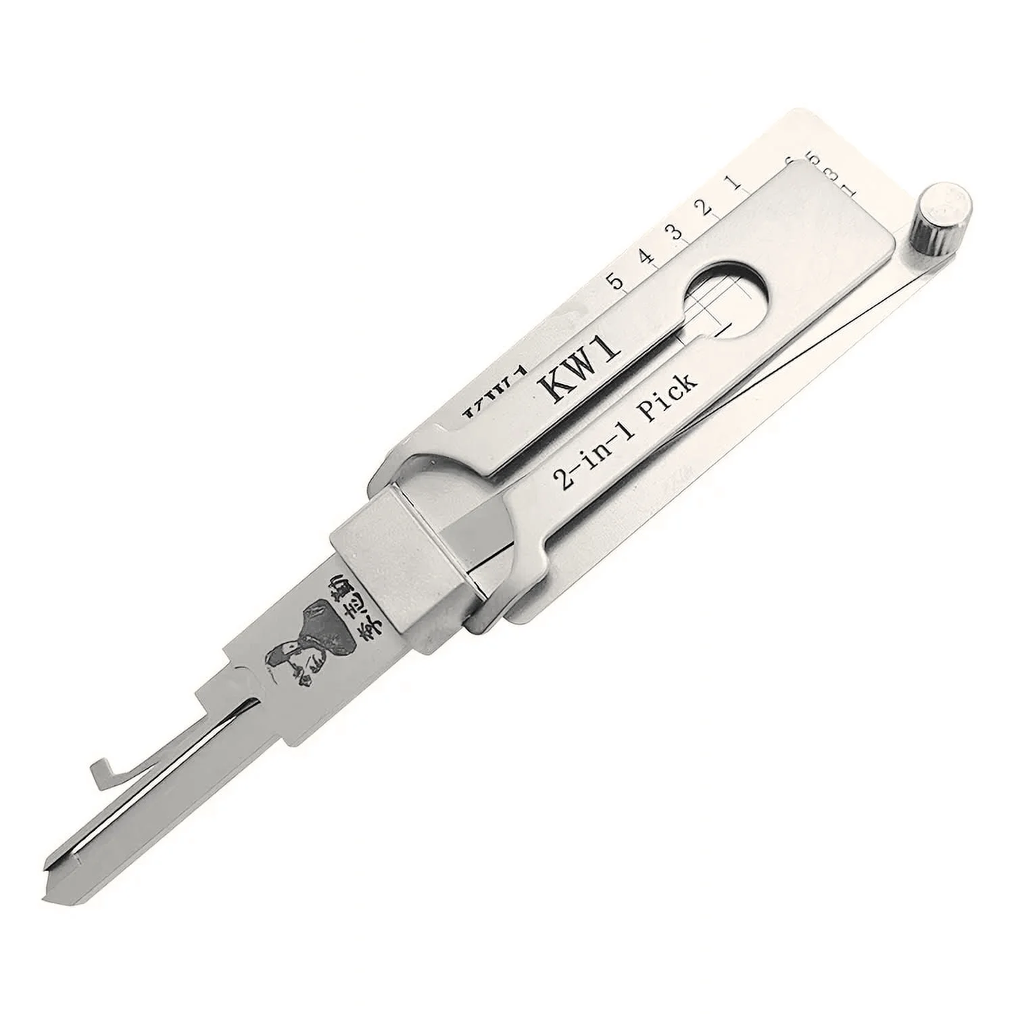 Locksmith Tools KW1 2-in-1 Stainless Steel Hook and Pick Maintenance Lock Repair Unlocking Engineering Car Home Hand Tool