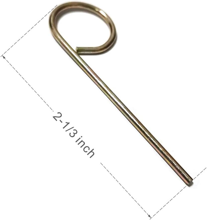 Interior Bathroom Door Key, Bedroom Emergency Door Key Pin for Push-to-Unlock Lockset - Set of 6