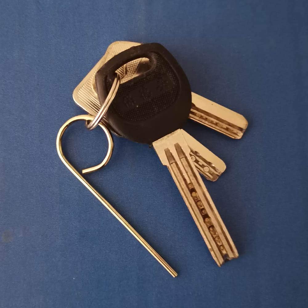 Interior Bathroom Door Key, Bedroom Emergency Door Key Pin for Push-to-Unlock Lockset - Set of 6