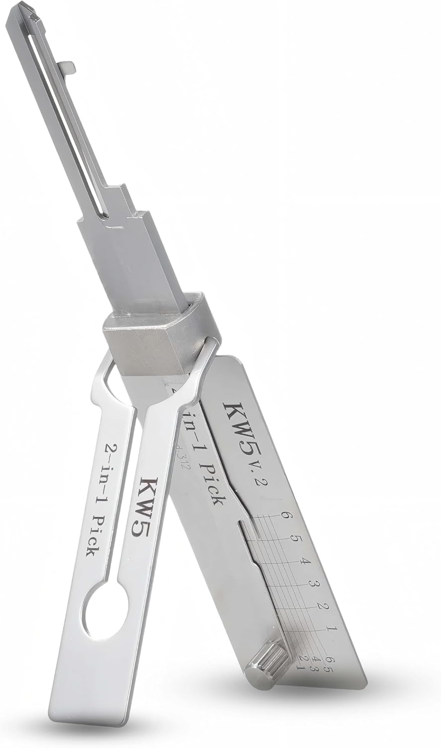 Locksmith Tool KW5 2 in 1 Pick Maintenance Repair Tool Set Stainless Tool Civil Lock Opener