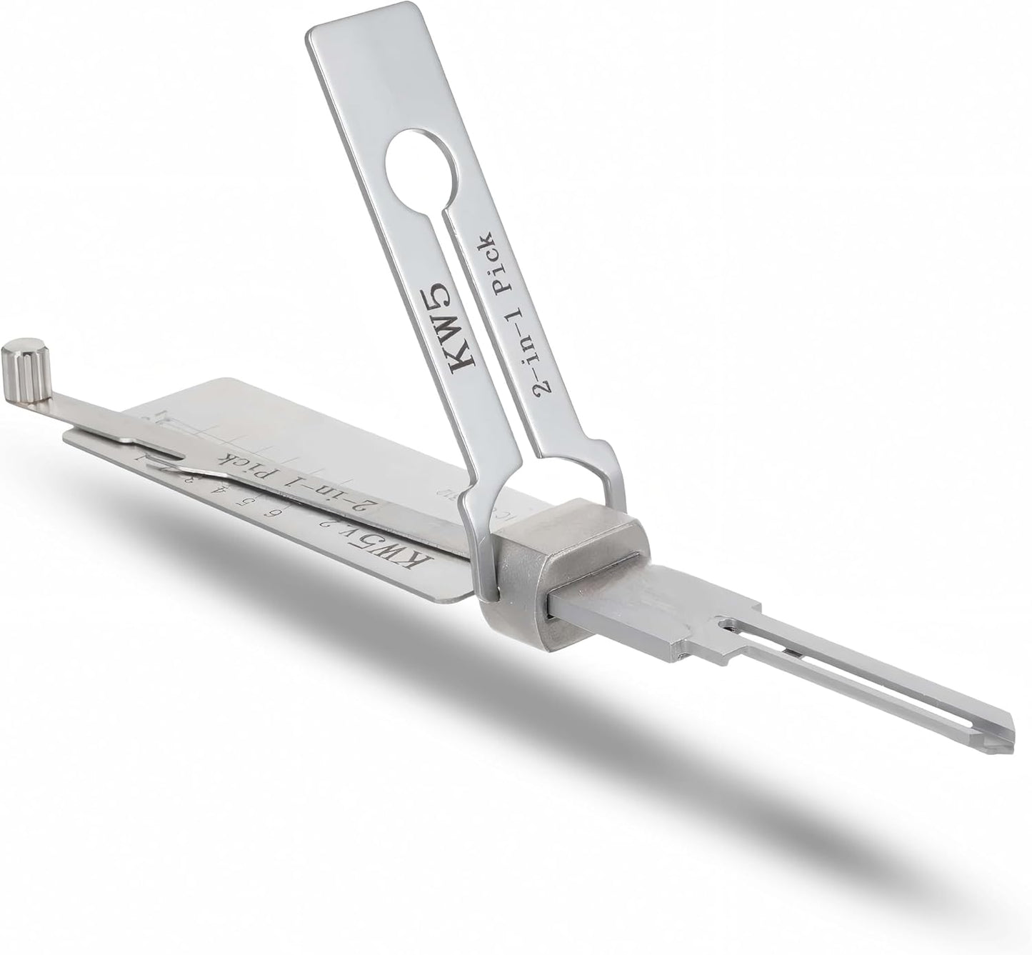 Locksmith Tool KW5 2 in 1 Pick Maintenance Repair Tool Set Stainless Tool Civil Lock Opener