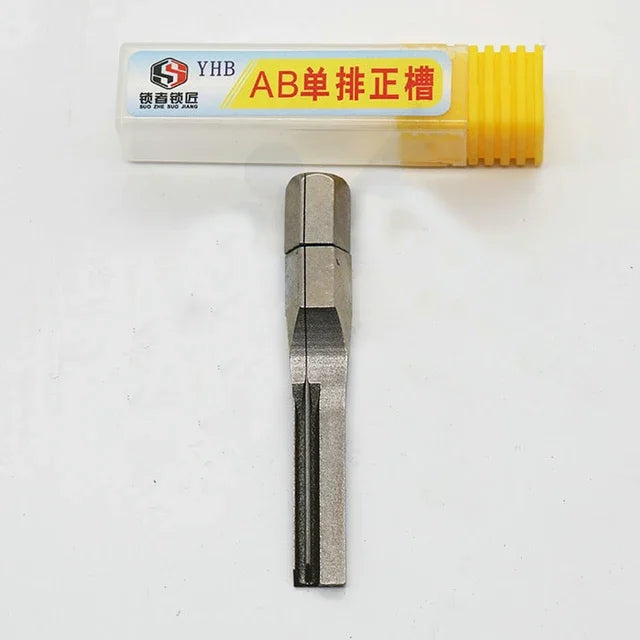 AB- lock Strong Force Power Key Stainless Steel Key 5.0 Silver Hand Tool Locksmith Tools
