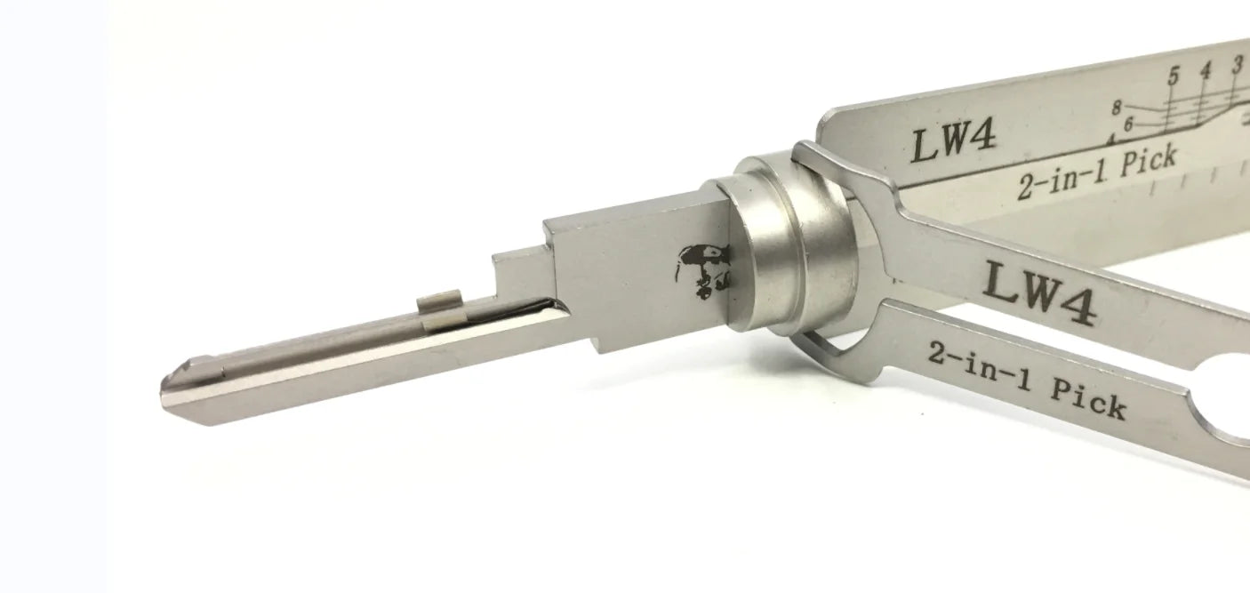 LW4 LW5 2 In 1 Pick And Decoder Locksmith Tools Lock Pick For House Key