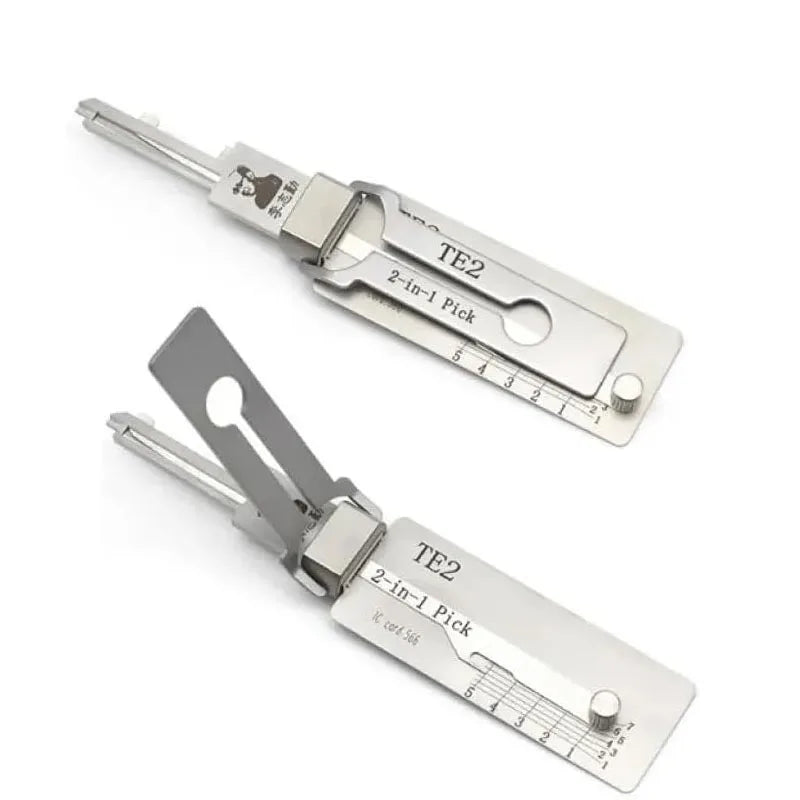 TE2 2 in 1 Lock Pick and Decoder for Gainsborough for TESA Locks Home Door Civil Lock Picking and Key Reader