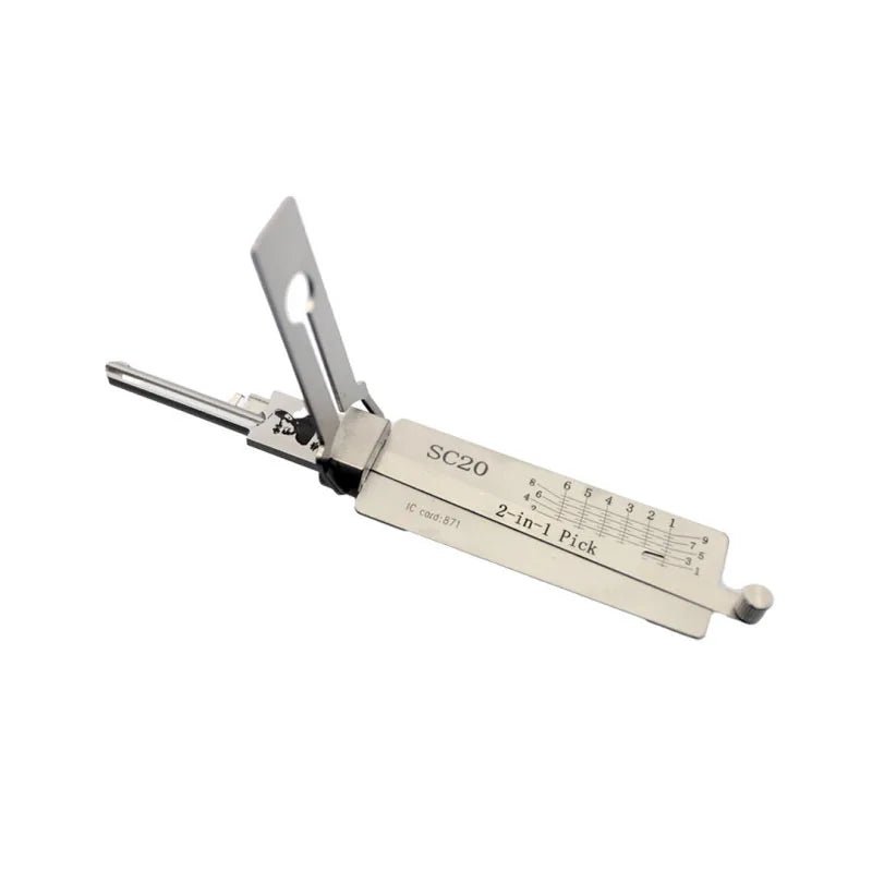 2 in 1 SC1 SC4 SC20 Pickup Kit Locksmith Tools for Civil Lock for Schlage Lock C/ L Keyway Schlage Master Key Series