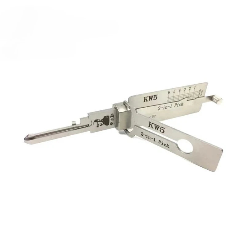 Locksmith LiShi 2 in 1 SC1 SC4 KW5 KW1 Tools Civil Lock Opener Hand Professional Locksmith Hand for Door Measuring Master Key