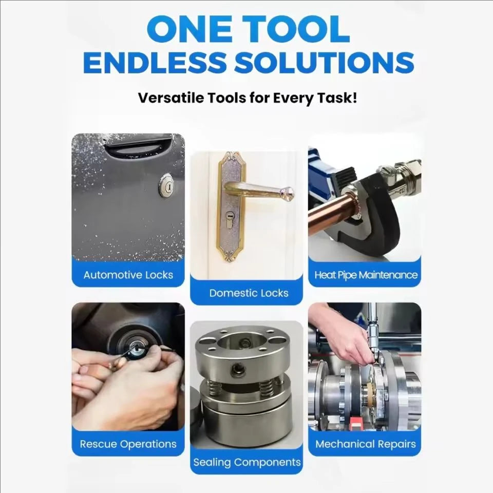 Locksmith Tools KW1 2-in-1 Stainless Steel Hook and Pick Maintenance Lock Repair Unlocking Engineering Car Home Hand Tool
