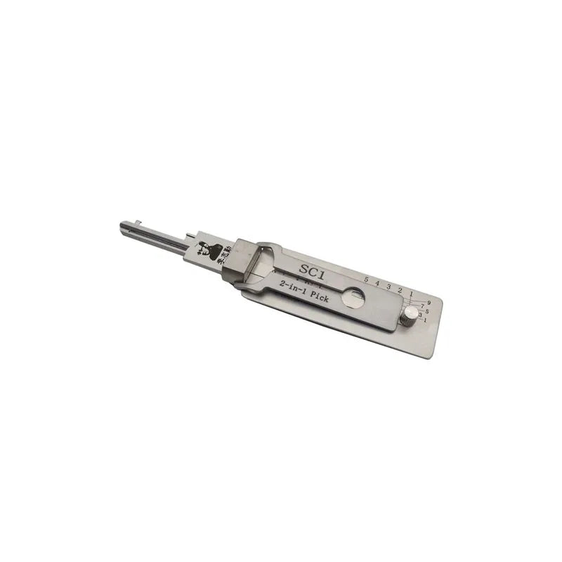 2 in 1 SC1 SC4 SC20 Pickup Kit Locksmith Tools for Civil Lock for Schlage Lock C/ L Keyway Schlage Master Key Series