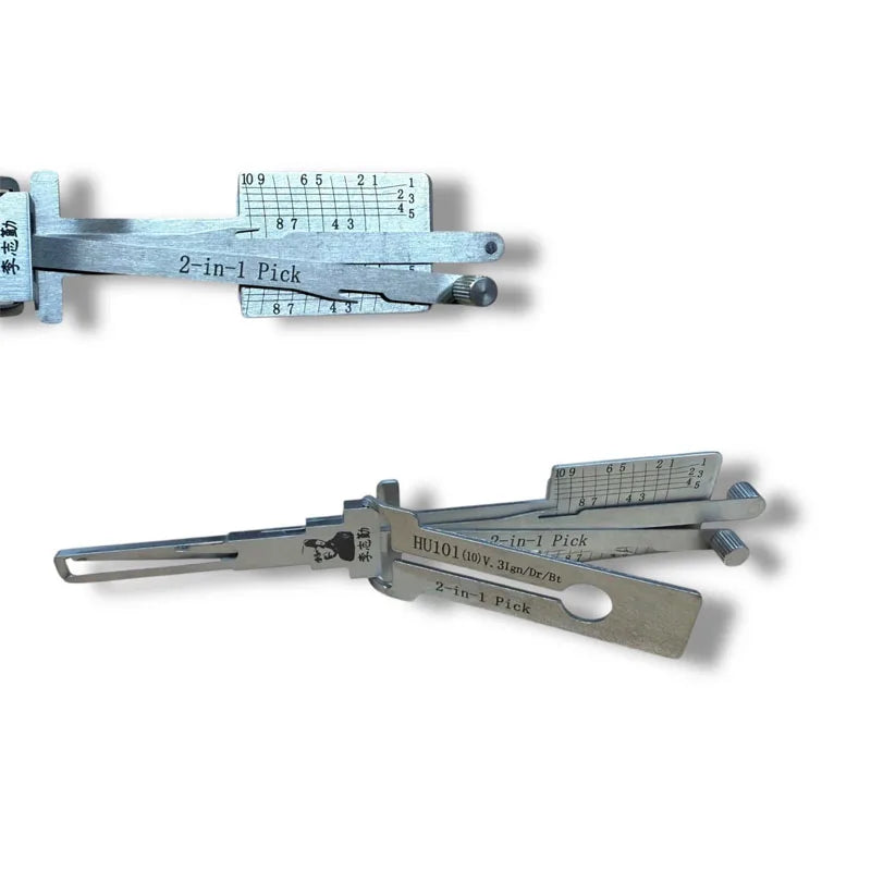FO38 HU101 Lishi 2-in-1 Tool for Ford H75 Keyway for JAGUAR LINCOLN Volvo Locksmiths Tools