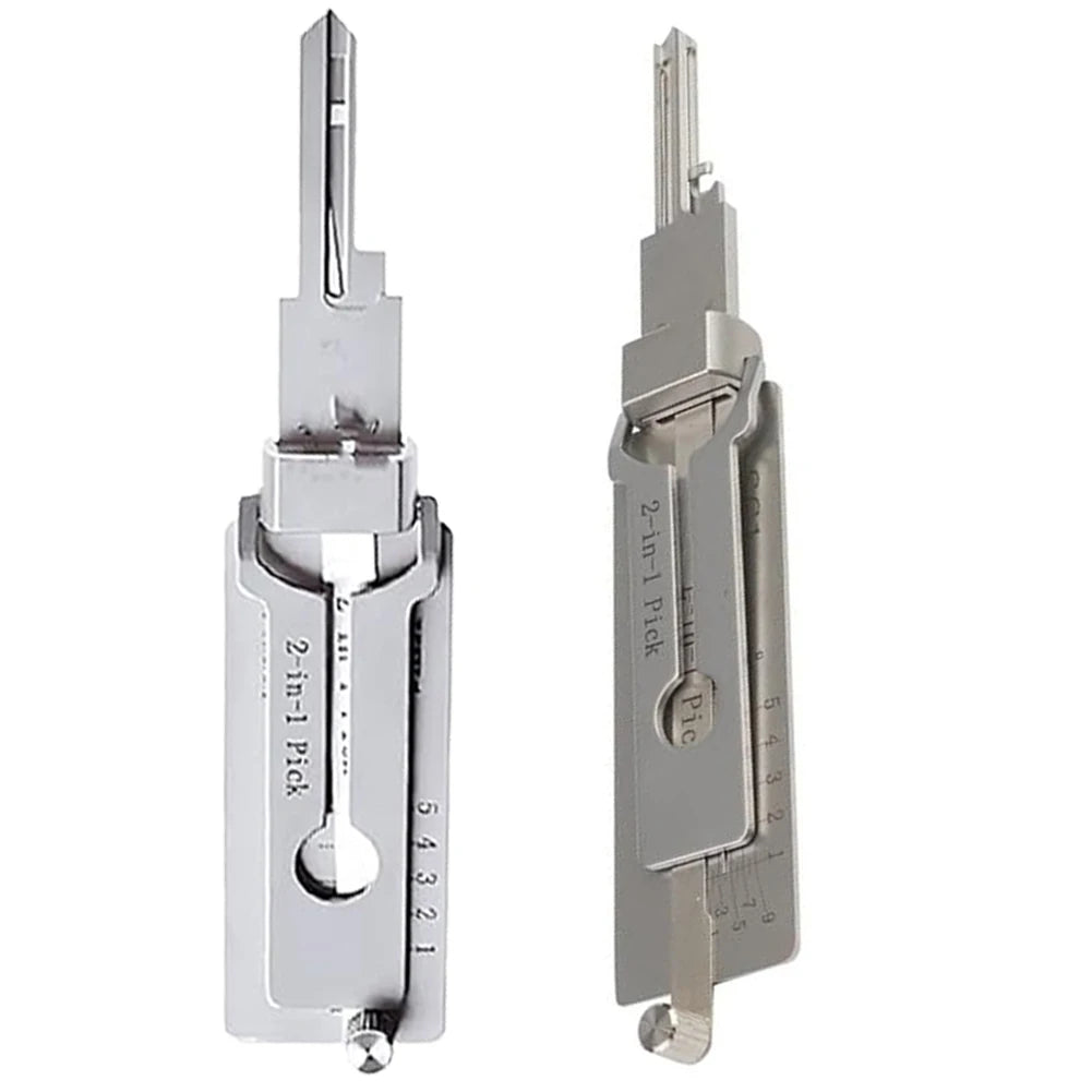 SS001 Key Decoder 2 In 1 Precision Hook & Pick Set Lock Decoder O-ring Pickup Kit Maintenance Repair Hand Tools