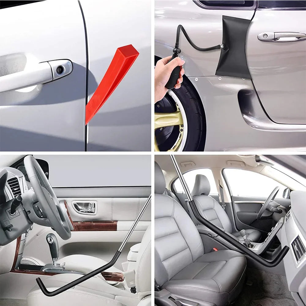 Car Tool Kit Auto Locksmith Emergency Open Unlock Long Reach Grabber