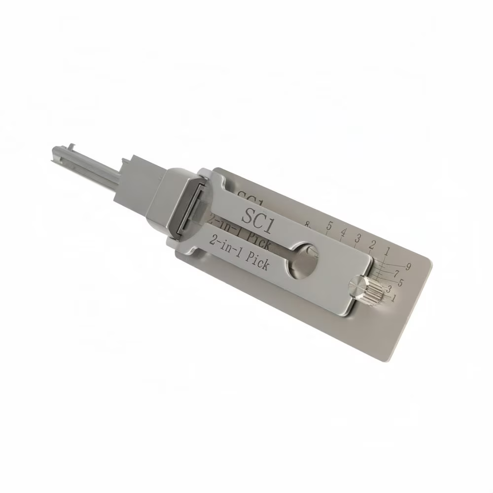 2 in1 SS001 SS002 SS002R R52 KW1 KW5 SC1 SC4 SC20 M1/MS2 AM5 R52L Lock Pick Set Locksmith Tools for Home Door Civil Locks