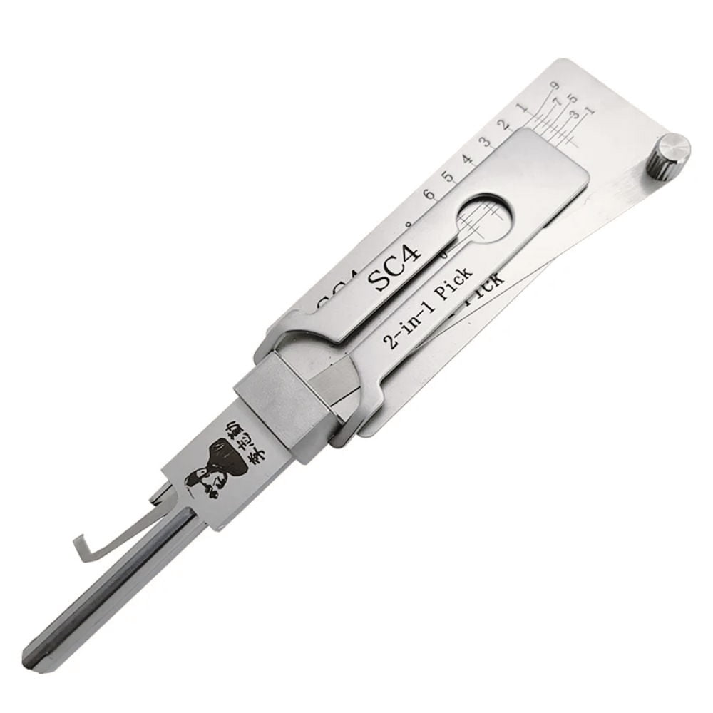Lishi 2-in-1 SC1 SC4 KW1 KW5 AM5 M1/MS2 Maintenance Repair Tool Hook & Pick Set Hand Tool