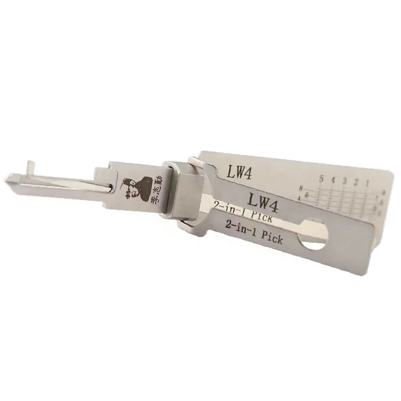 2-in-1 LW4 LW5 TE2 Lock Picking Decoder Kit for Australian Lock Keyway for Gainsborough TESA Lock