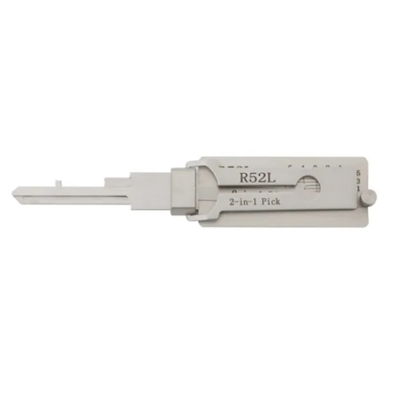 Lishi Lock Picking R52 R52L 2 in1 Locksmith Tools Master Key Decoder CIVIL LOCK OPENER TOOLS