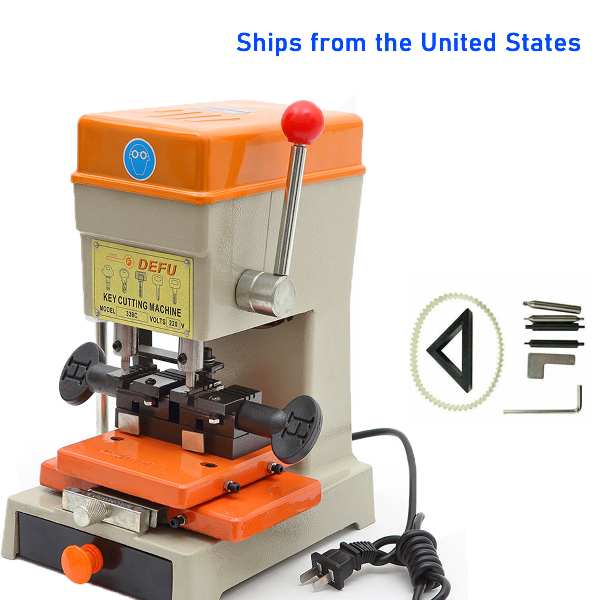 Vertical Key Cutting Machine Key Duplicating Cutter Machine 110V DEFU 368A