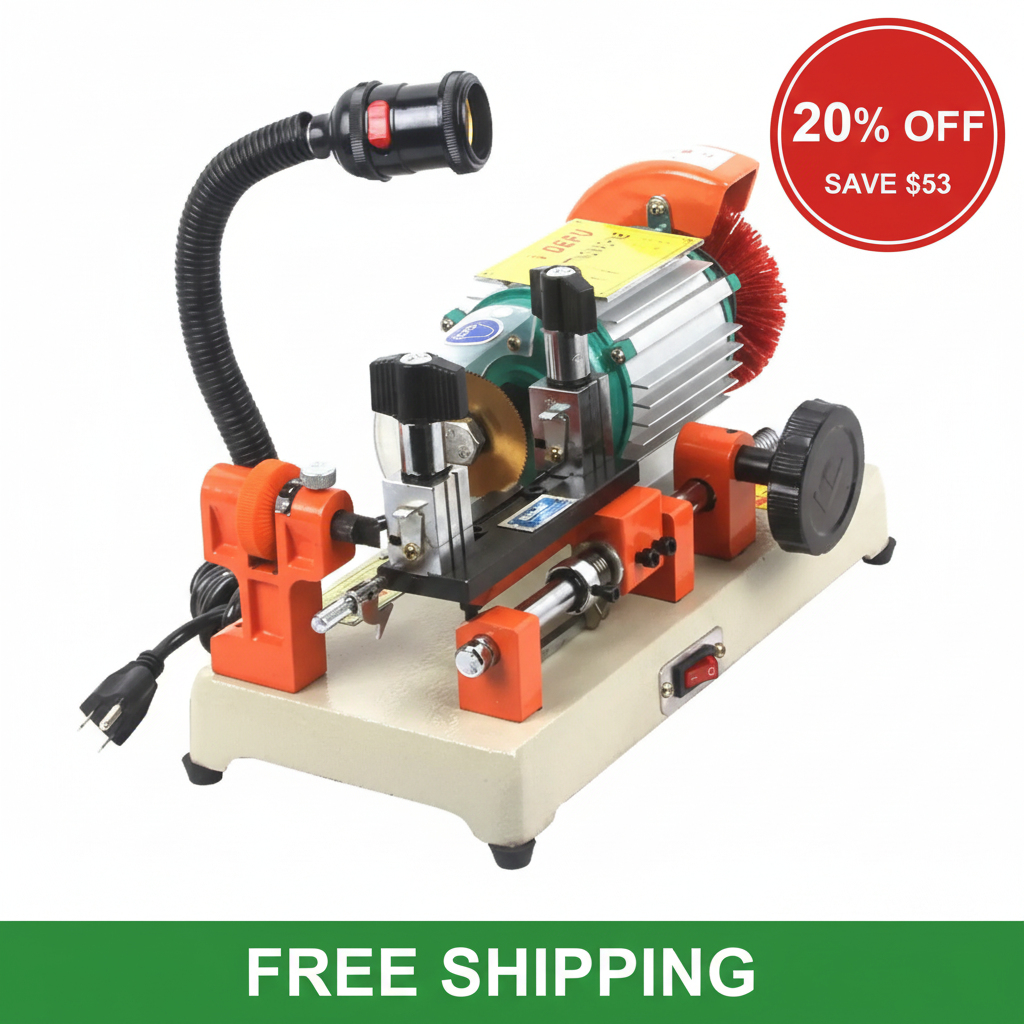 Horizontal key duplicator machine