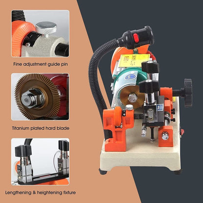 DEFU 2AS Professional Key Cutting Machine  Key Duplicating Machine- 110V FREE Shipping from US Warehouse