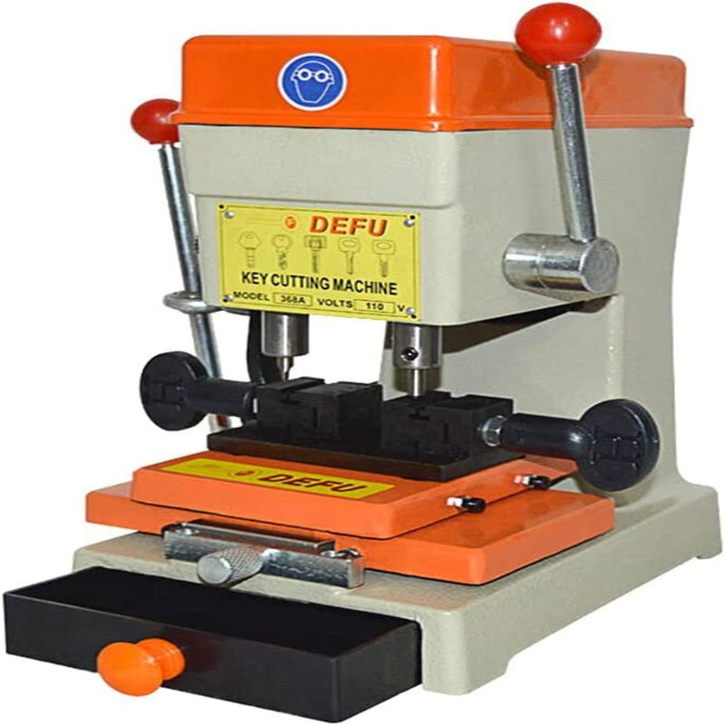 DEFU 368A Professional Vertical Key Cutting Machine - 110V Multi-Function Key Duplicator Key Cutting Machines
