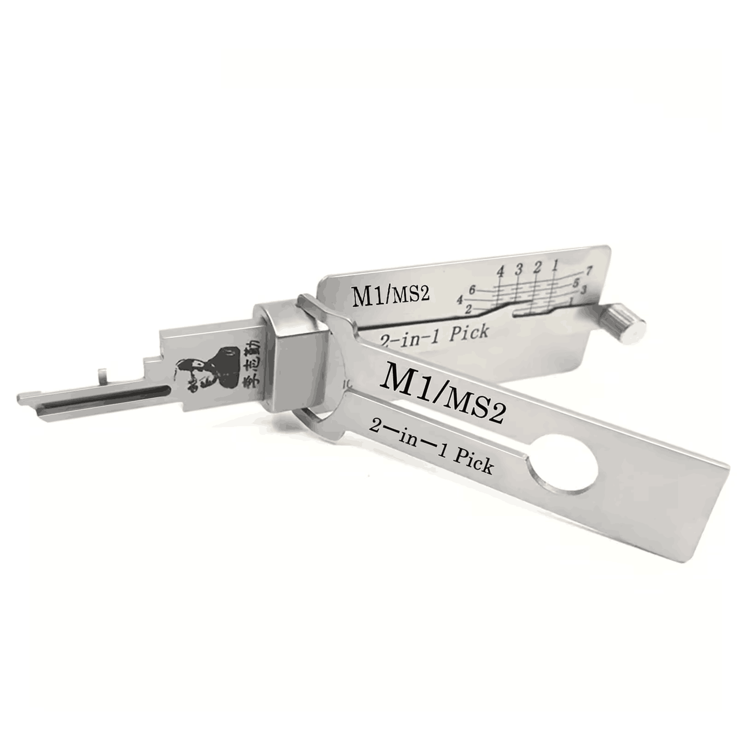 Lishi 2-in-1 M1/MS2 Lock Pick & Decoder Tool  for Door Civil Lock Opener Hand Tool