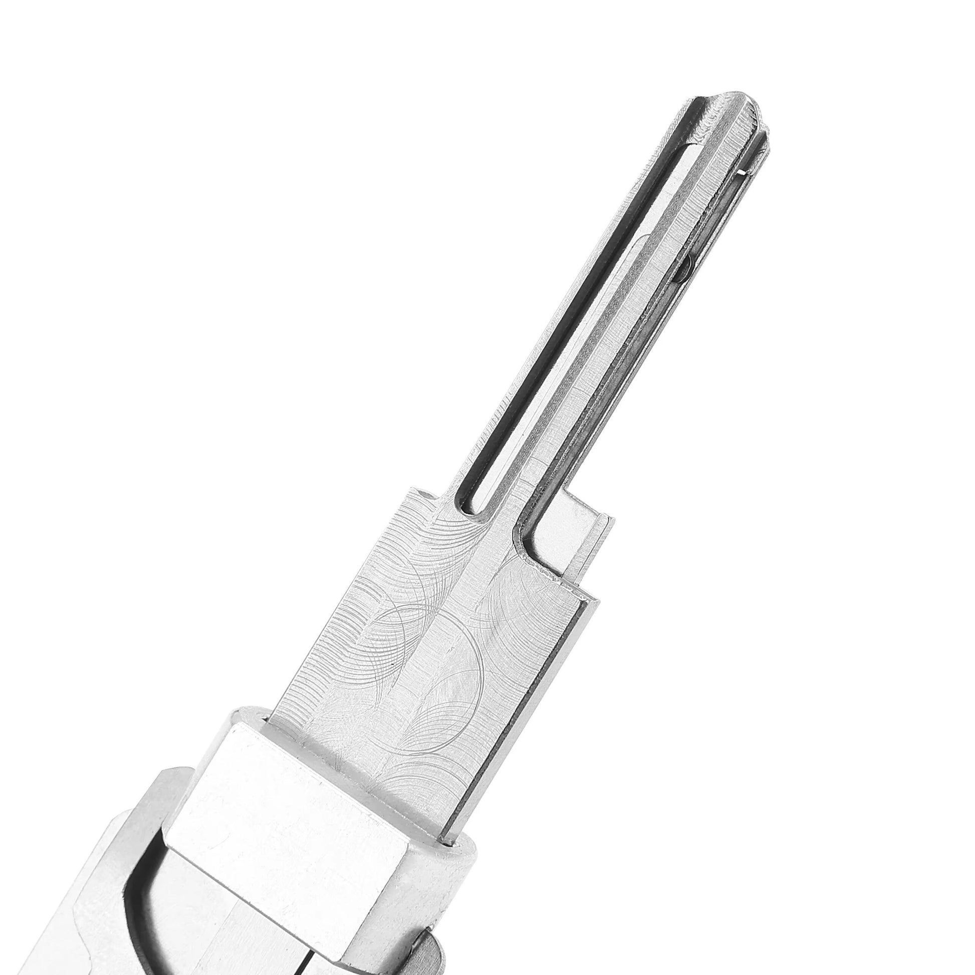 Hi-Key SC4 2-in-1 Key Decoder & Hook Pickup Tool - Stainless Steel for 6-Pin Keyway Cylinders