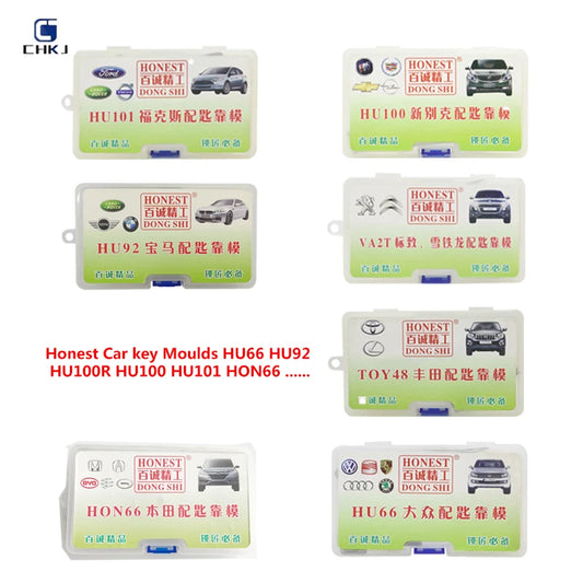 Honest Car key Moulds HU66 HU92 HU100 HU101 HON66 for key moulding Car Key Profile Modeling Locksmith Tools