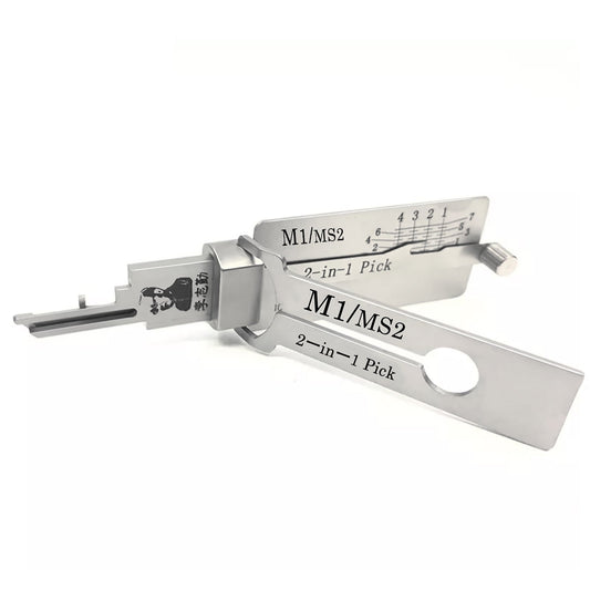 Lishi 2-in-1 SC1 SC4 KW1 KW5 AM5 M1/MS2 Maintenance Repair Tool  Hook & Pick Set Hand Tool