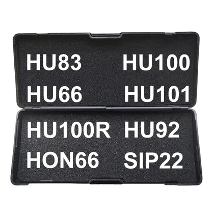 1pcs Key Decoder Lockpicking 2 in 1 tool HU100 HU83 HU92 HU100R HON66 SIP22 HU101 For VW,FORD, BMW Locksmith Tools
