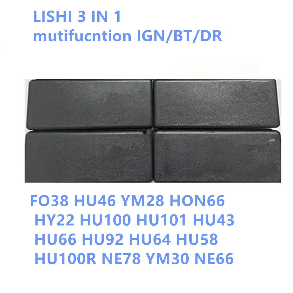 mutifucntion Ign/Dr/Bt LISHI 3 IN 1 TOOL NE78 YM30 NE66 FO38 HU46 YM28 HON66 HY22 HU100 HU101 HU43 HU66 HU92 HU64 HU58 HU100R