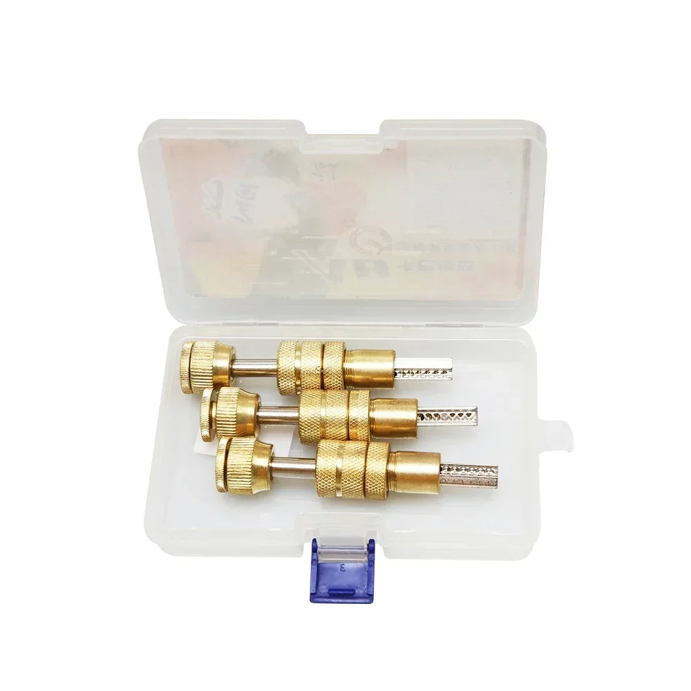 Two-Row Semi Circle Keyway 11 Pins Dimple A.B KABA Locksmith Toolkit Tools Spring Loaded Bump Lock Tools