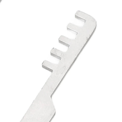 4pcs Comb Picks Comb Lock Picks Metal Teeth Tools Pick Combs Stainless Steel Comb Tools for Firefighting Repair