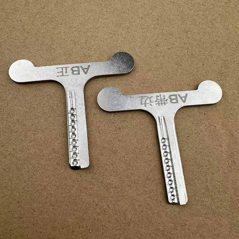 Tin Foil Tool AB lock locksmiths tools Hit for The Key with 100pcs Tin Foil Tools With AB Single Row Positive Slot Power Key