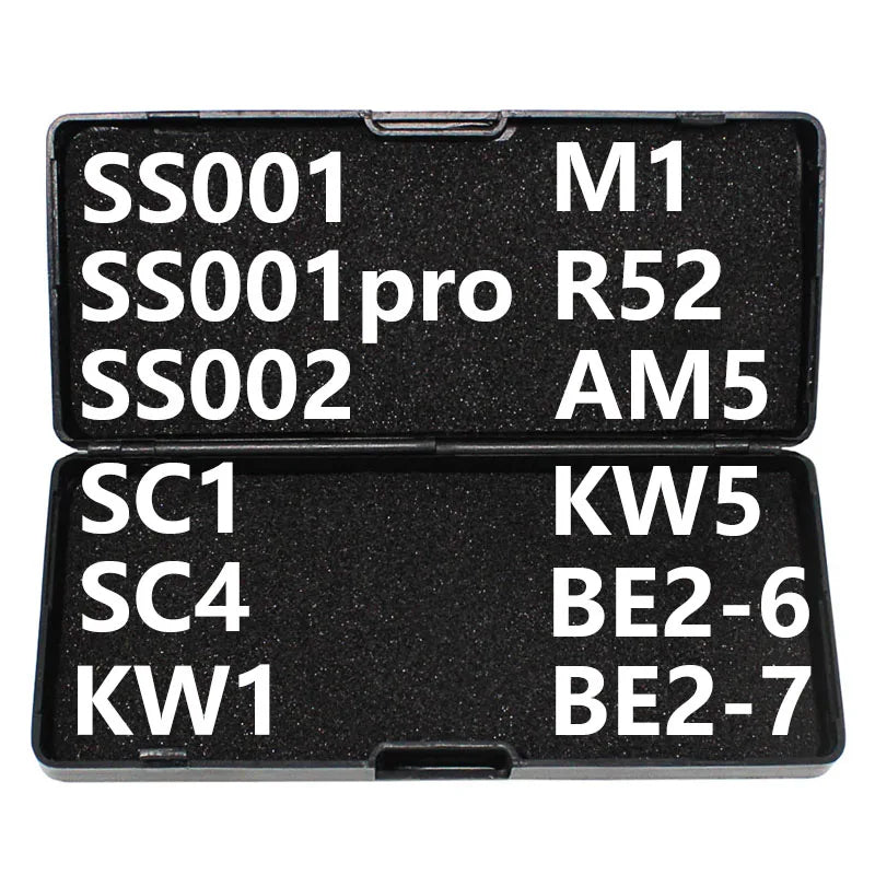 1pcs Key Decoder Lockpicking 2 in 1 tool HU100 HU83 HU92 HU100R HON66 SIP22 HU101 For VW,FORD, BMW Locksmith Tools