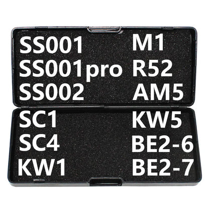 1pcs Key Decoder Lockpicking 2 in 1 tool HU100 HU83 HU92 HU100R HON66 SIP22 HU101 For VW,FORD, BMW Locksmith Tools