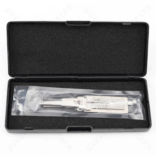 Lishi HU66 Decoder 2 in 1 Key Decoder Lockpicking Tool For VW,Audi, Ford, Seat, Porsche, Skoda Locksmith Tools
