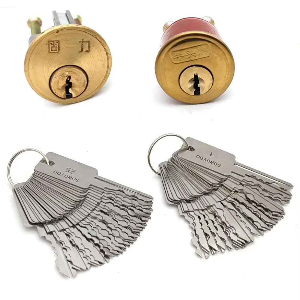 48 in 1 universal lock Key Set For PadLock Repairing Tools Locksmith Tools