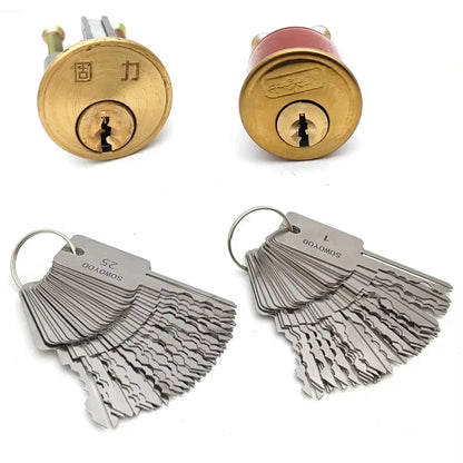 48-in-1 Universal Master Key Set - Professional Padlock Repair Tool Kit