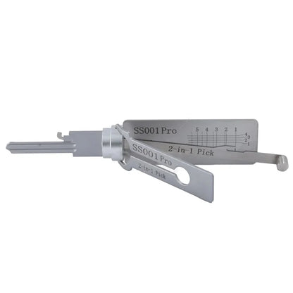 2 in1 SS001 SS002 SS002R R52 KW1 KW5 SC1 SC4 SC20 M1/MS2 AM5 R52L Lock Pick Set Locksmith Tools for Home Door Civil Locks