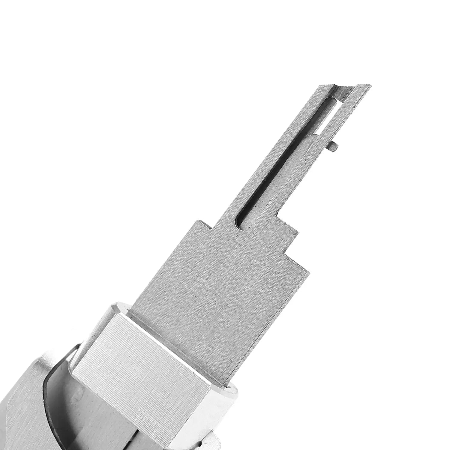Hi-Key M1/MS2 2-in-1 Key Decoder - Stainless Steel Precision Measuring Tool for Padlock Cylinders