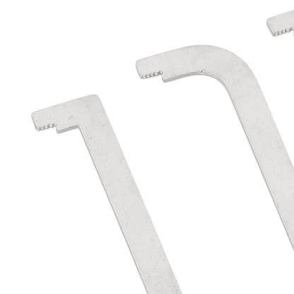 4pcs Comb Picks Comb Lock Picks Metal Teeth Tools Pick Combs Stainless Steel Comb Tools for Firefighting Repair