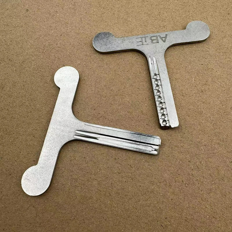 Tin Foil Tool AB lock locksmiths tools Hit for The Key with 100pcs Tin Foil Tools With AB Single Row Positive Slot Power Key