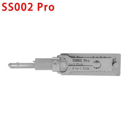 Hi-Key SS002 Pro 2-in-1 Key Decoder - Stainless Steel Precision Measuring Tool