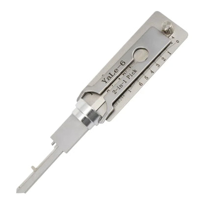 2 in1 Key Decoder Lock Picking Yale-5 Yale-6 for Yale 5-pin 6-pin keyway Rim Cylinder Lock Pick Kit Lock Picking Tool