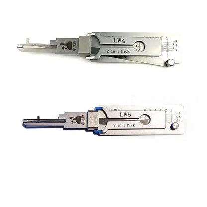 2-in-1 LW4 LW5 TE2 Lock Picking Decoder Kit for Australian Lock  Keyway for Gainsborough TESA Lock