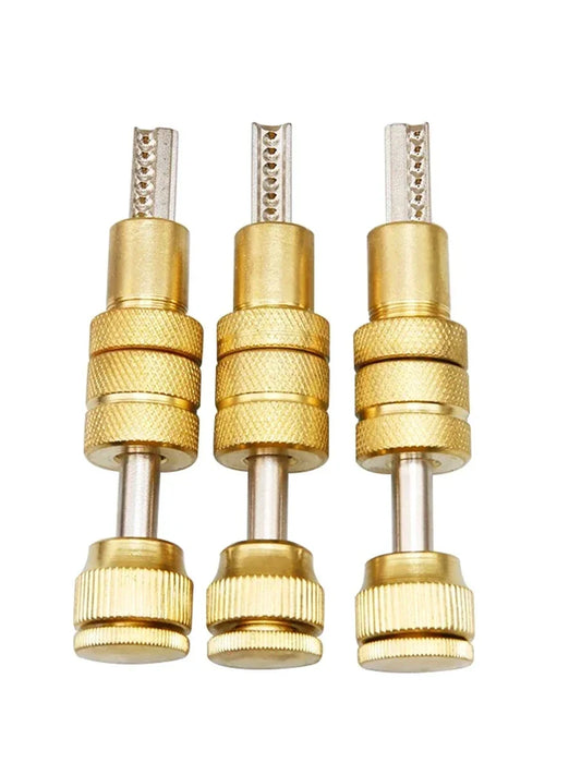 Two-Row Semi Circle Keyway 11 Pins Dimple A.B KABA Locksmith Toolkit Tools Spring Loaded Bump Lock Tools