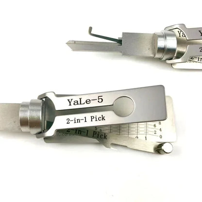 2 in1 Key Decoder Lock Picking Yale-5 Yale-6 for Yale 5-pin 6-pin keyway Rim Cylinder Lock Pick Kit Lock Picking Tool