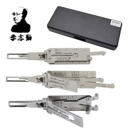 2-in-1 HU66 HU100 HON66 HU100R HU92 HY22 TOY48 HU101 Pick Tool Door opening tool Locksmiths Tools Lock Picking Decoder