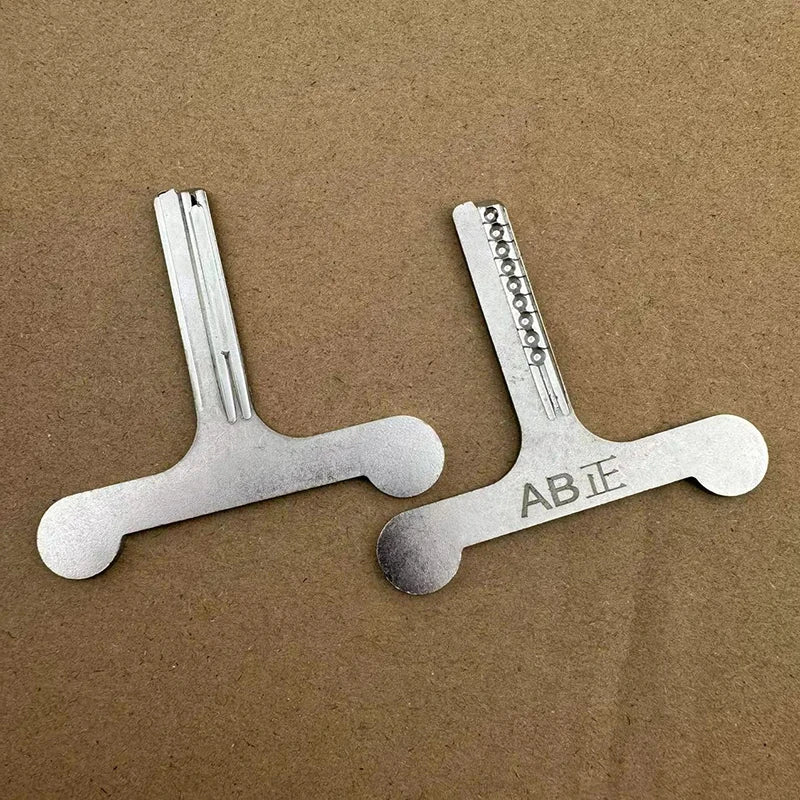 Tin Foil Tool AB lock locksmiths tools Hit for The Key with 100pcs Tin Foil Tools With AB Single Row Positive Slot Power Key