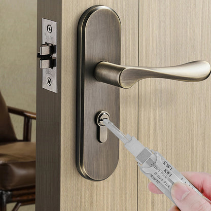 Hi-Key KW1 2-in-1 Key Decoder - Stainless Steel Precision Measuring Tool